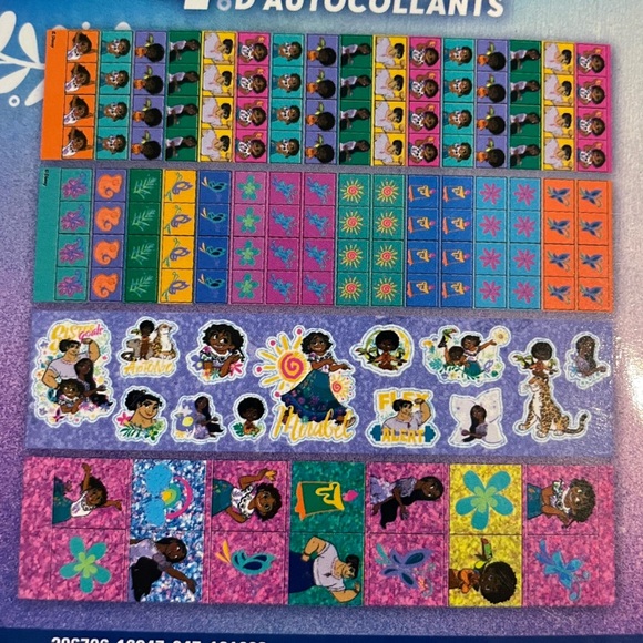 Disney Encanto 150 Stickers 4 Rolls - Picture 5 of 5
